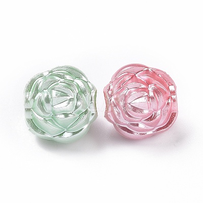 Imitation Pearl Acrylic Beads OACR-E013-12-1