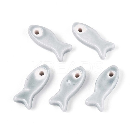 Handmade Porcelain Ceramic Beads PORC-T134-01F-1