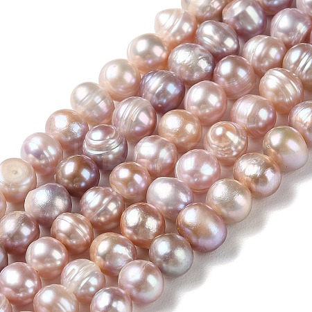 Natural Cultured Freshwater Pearl Beads Strands PEAR-E018-19A-1