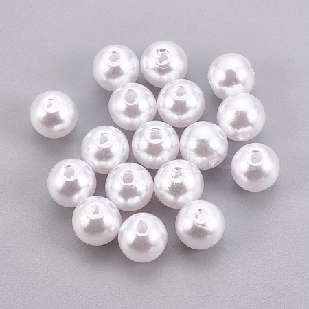 ABS Plastic Imitation Pearl Beads X-KY-G009-12mm-03-1