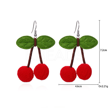 Christmas Alloy Dangle Earrings FS-WGC5D36-01-1