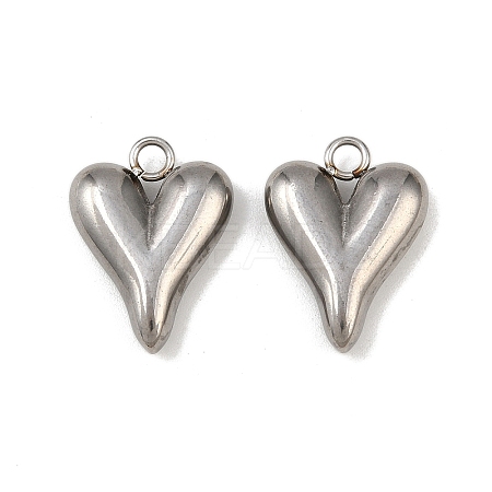 304 Stainless Steel Pendants STAS-A076-13P-02-1