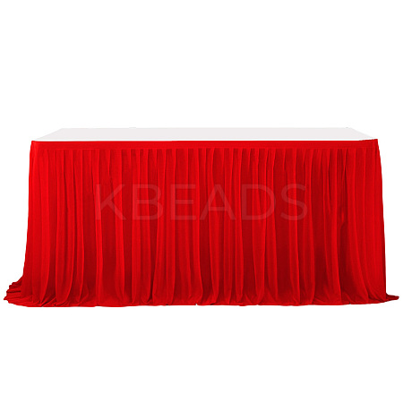 Polyester Table Skirt AJEW-WH20022-20F-1