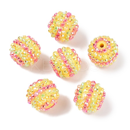 Resin Rhinestone Beads RESI-TAC0004-28F-1