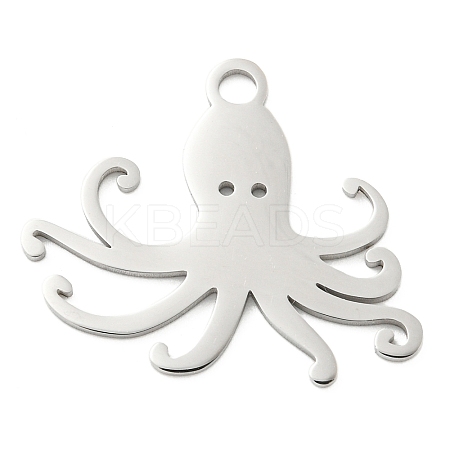 Non-Tarnish 304 Stainless Steel Pendants STAS-B056-10P-01-1