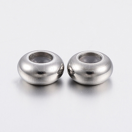 202 Stainless Steel Beads STAS-F148-9mm-07P-1