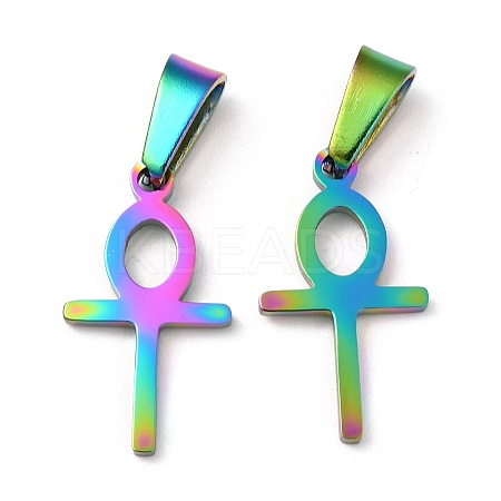 Ion Plating(IP) 304 Stainless Steel Pendants STAS-P253-04MC-1