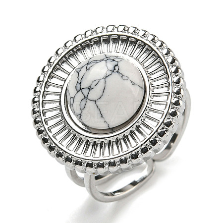 304 Stainless Steel Open Cuff Rings RJEW-C079-16P-01-1