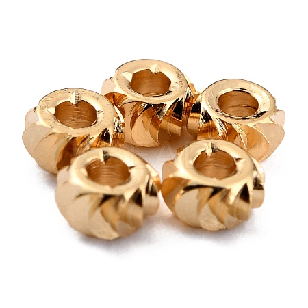 Brass Beads X-KK-O133-302B-G-1