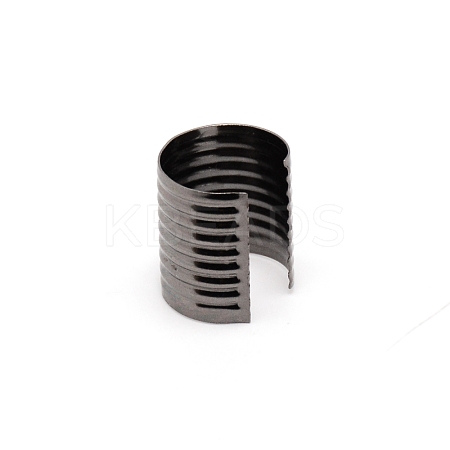 Iron Fold Over Crimp Head Clips without Loop IFIN-WH0068-01B-1