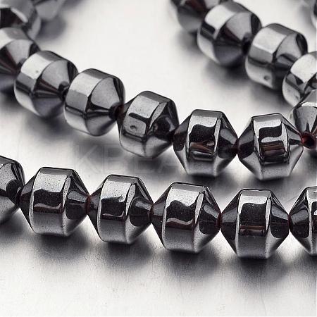 Non-magnetic Synthetic Hematite Bead Strands G-F300-31B-09-1