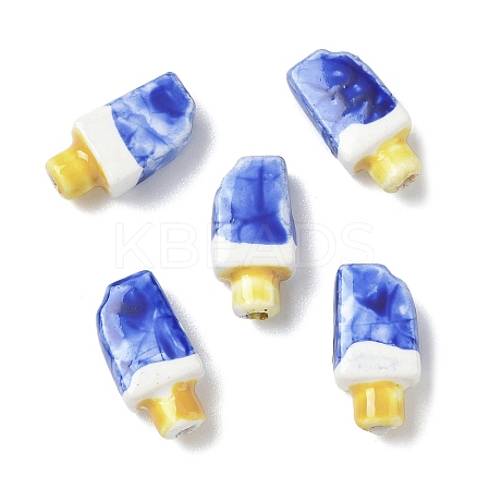 Handmade Porcelain Beads PORC-K003-07E-1