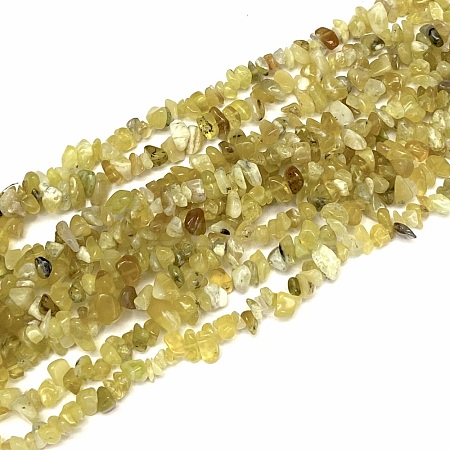 Natural Yellow Opal Beads Strands G-P332-36A-1