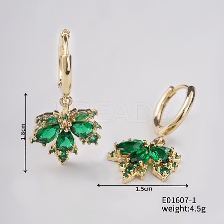 Maple Leaf Delicate Women's Hoop Earrings French Simple Fashion Ear Jewelry CW8116-1-1
