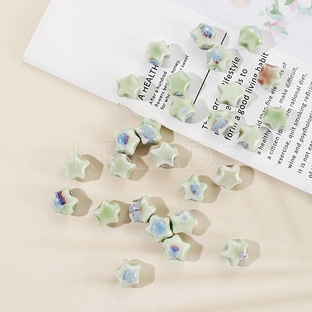 Glazed Porcelain Beads PW-WG45897-04-1