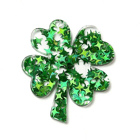 Opaque Acrylic Pendants OACR-H047-06B-1