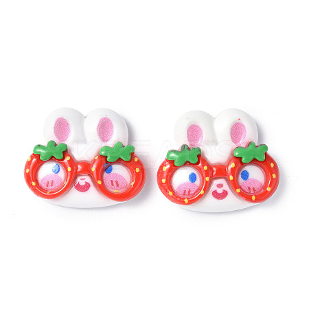 Opaque Resin Cabochons CRES-P023-06A-1