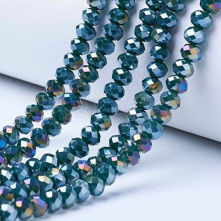 Electroplate Glass Beads Strands LS-EGLA-A034-P3mm-B10-1