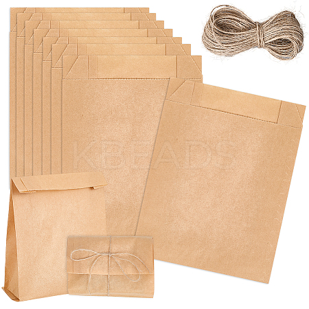 50Pcs Rectangle Paper Baking Bags CARB-SP0001-05C-02-1