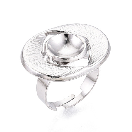 Adjustable 304 Stainless Steel Ring Components STAS-T066-73P-1