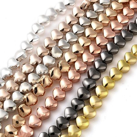 Electroplate Glass Beads Strands EGLA-H109-12-01-1