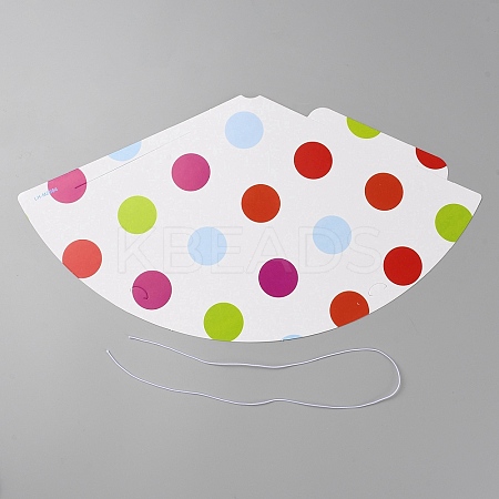 Paper Party Hats Cone AJEW-WH0348-130A-1
