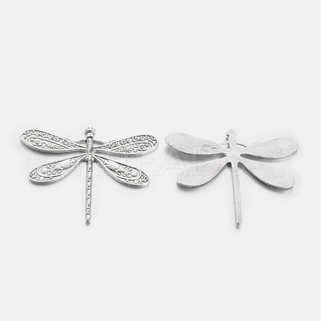 Tibetan Style Alloy Pendants LS-TIBEP-38X49-AS-1