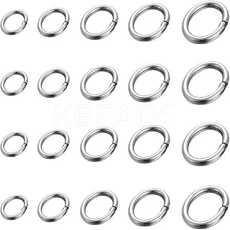 Unicraftale 304 Stainless Steel & 316 Surgical Stainless Steel Jump Rings STAS-UN0004-51-1