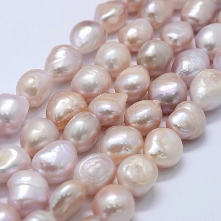 Natural Cultured Freshwater Pearl Beads Strands PEAR-K004-05B-01-1