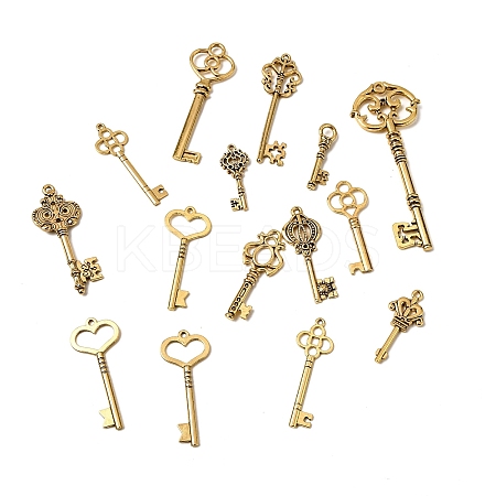 Tibetan Style Alloy Pendants FIND-D040-01AG-1