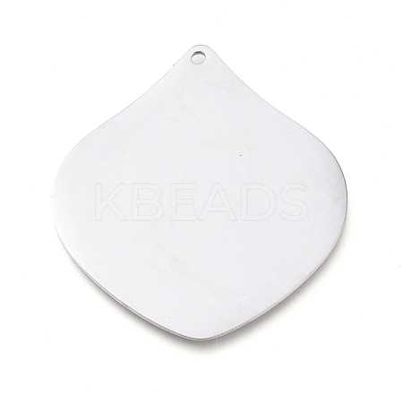Tarnish Resistant 304 Stainless Steel Pendants STAS-L238-090A-P-1