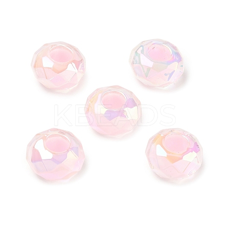 Electroplate Transpant Resin European Beads RE-CBAFF00-02C-1