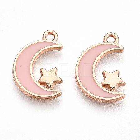 Alloy Enamel Pendants ENAM-T022-09C-1