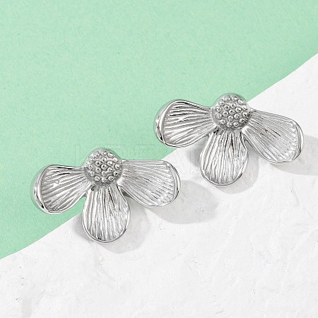304 Stainless Steel Stud Earrings EJEW-S265-09P-1