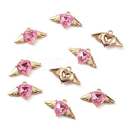 Zinc Alloy Rhinestone Pendants ALRI-TAC0003-24J-1