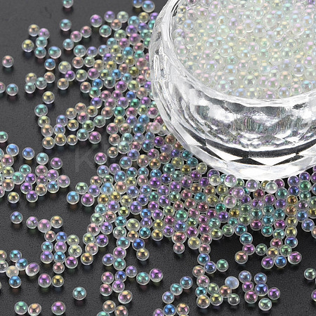 DIY 3D Nail Art Decoration Mini Glass Beads MRMJ-N028-001A-B16-1
