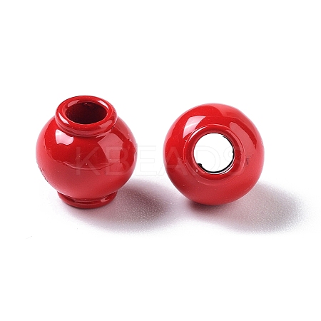 Spray Painted Alloy Bead PALLOY-H134-35-1