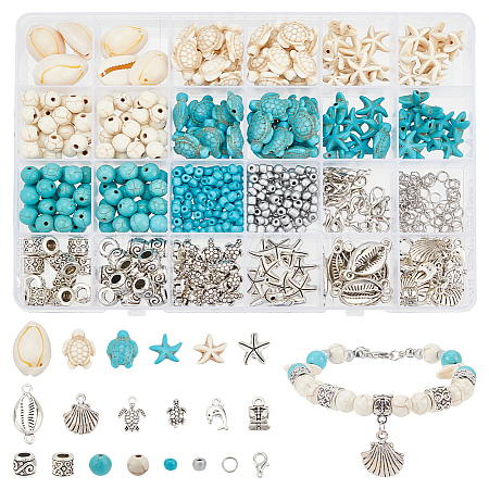  DIY Ocean Jewelry Making Finding Kit DIY-NB0009-52-1