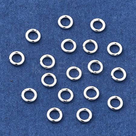 304 Stainless Steel Open Jump Rings STAS-R060-4x0.8-S-1