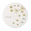 7 Pairs Anti-Tarnish Exquisite Alloy Stud Earrings Sets with Brass Pin for Girls Women WG93702-41-1