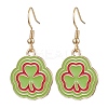 16Pair Saint Patrick's Day Theme 304 Stainless Steel Dangle Earrings EJEW-JE06170-4