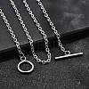 Non-Tarnish 304 Stainless Steel Cable Chain Necklaces X-NJEW-JN01471-2