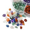 93.1G 7 Styles Natural Mixed Gemstone Chip Beads G-FS0005-79-3