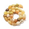 Natural Yellow Opal Beads Strands G-C179-F03-01-3