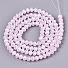 Electroplate Glass Beads Strands X-EGLA-A034-J6mm-A03-2