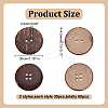 60Pcs 2 Styles Coconut Buttons BUTT-HY0001-22B-2