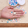 Beadthoven 480Pcs 3 Colors Star Transparent Acrylic Beads DIY-BT0001-17-8