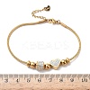 European Style Polymer Clay Rhinestones & 201 Stainless Steel Beaded Bracelets BJEW-G765-01G-01-5