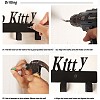 Iron Wall Mounted Hooks Hangers HJEW-WH0018-157-5