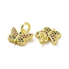 Brass Micro Pave Colorful Cubic Zirconia Charms KK-E068-VF094-3